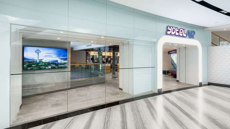 <b>YOTELAIR Singapore Changi Airport Exterior</b>. Images powered by <a href="https://iceportal.shijigroup.com/" title="IcePortal" target="_blank">IcePortal</a>.