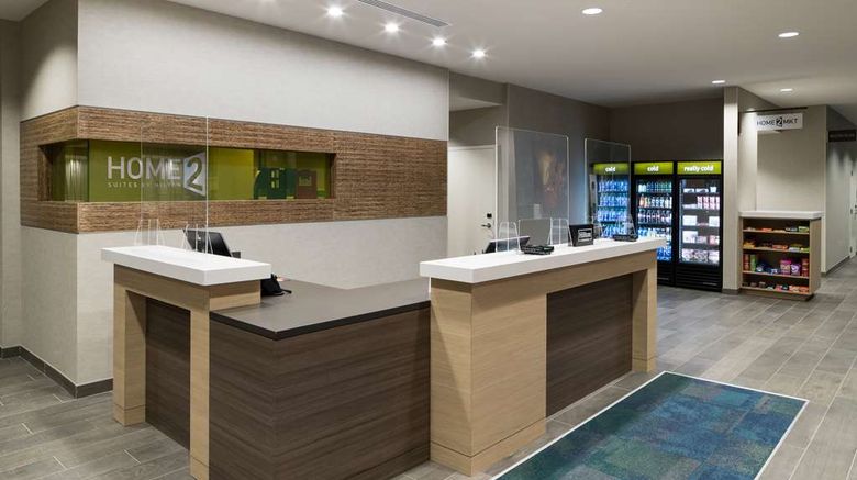 <b>Home2 Suites Ft Worth Cultural District Lobby</b>. Images powered by <a href="https://iceportal.shijigroup.com/" title="IcePortal" target="_blank">IcePortal</a>.