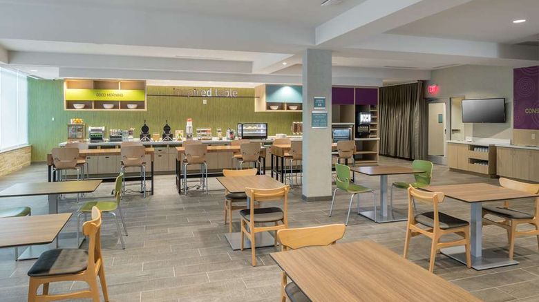 <b>Home2 Suites Ft Worth Cultural District Restaurant</b>. Images powered by <a href="https://iceportal.shijigroup.com/" title="IcePortal" target="_blank">IcePortal</a>.