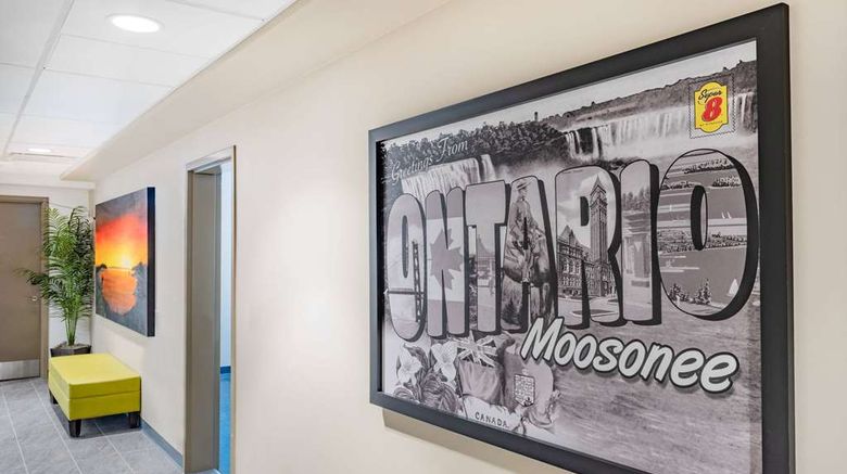 <b>Super 8 by Wyndham Moosonee Lobby</b>. Images powered by <a href="https://iceportal.shijigroup.com/" title="IcePortal" target="_blank">IcePortal</a>.