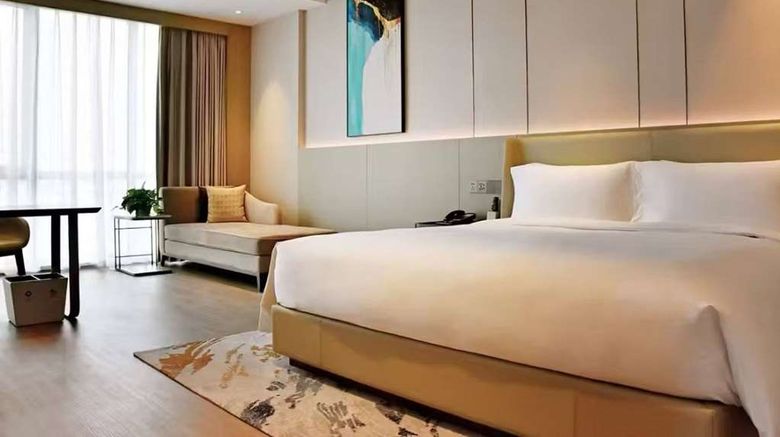 <b>Wyndham Shanghai Pudong Room</b>. Images powered by <a href="https://iceportal.shijigroup.com/" title="IcePortal" target="_blank">IcePortal</a>.