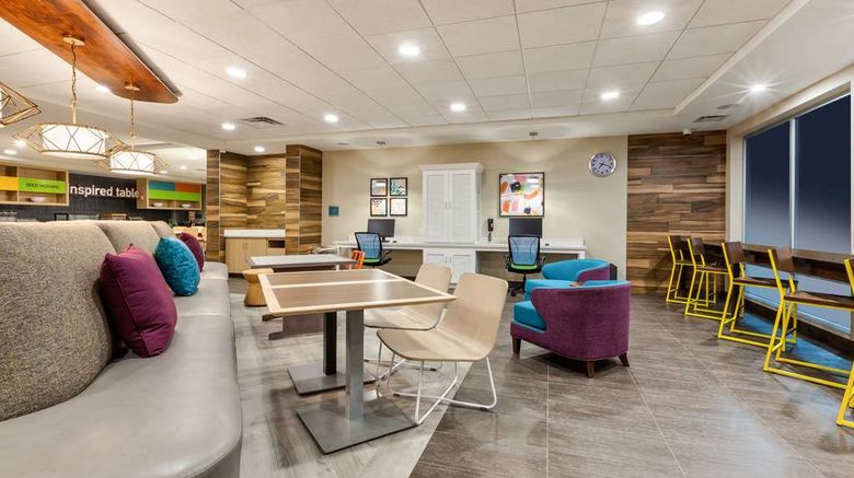 <b>Home2 Suites by Hilton Saginaw Lobby</b>. Images powered by <a href="https://iceportal.shijigroup.com/" title="IcePortal" target="_blank">IcePortal</a>.