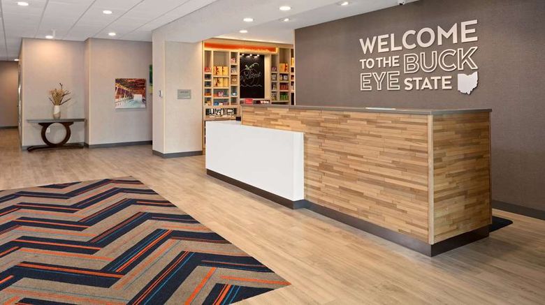 <b>Hampton Inn Circleville Lobby</b>. Images powered by <a href="https://iceportal.shijigroup.com/" title="IcePortal" target="_blank">IcePortal</a>.