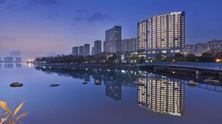 Hilton Suzhou Yinshan Lake Exterior. Images powered by <a href="https://iceportal.shijigroup.com" target="_blank" rel="noopener">Ice Portal</a>.