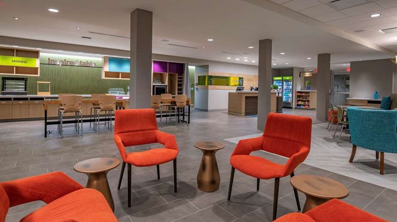 <b>Home2 Suites by Hilton Wayne Lobby</b>. Images powered by <a href="https://iceportal.shijigroup.com/" title="IcePortal" target="_blank">IcePortal</a>.