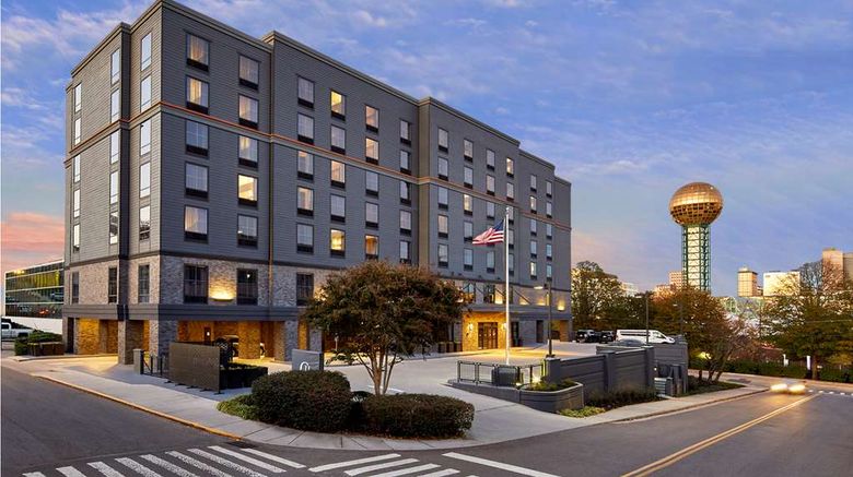 <b>Cumberland House Knoxville, TC by Hilton Exterior</b>. Images powered by <a href="https://iceportal.shijigroup.com/" title="IcePortal" target="_blank">IcePortal</a>.