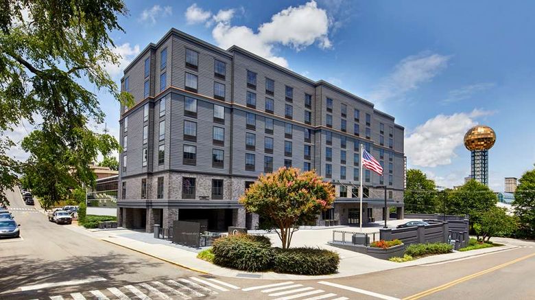 <b>Cumberland House Knoxville, TC by Hilton Exterior</b>. Images powered by <a href="https://iceportal.shijigroup.com/" title="IcePortal" target="_blank">IcePortal</a>.