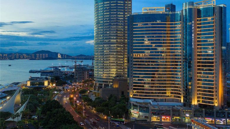 <b>Mercure Xiamen On the Bund Exterior</b>. Images powered by <a href="https://iceportal.shijigroup.com/" title="IcePortal" target="_blank">IcePortal</a>.