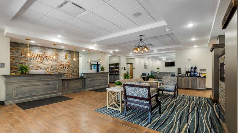 <b>Best Western Plus Rumford Falls Lobby</b>. Images powered by <a href="https://iceportal.shijigroup.com/" title="IcePortal" target="_blank">IcePortal</a>.