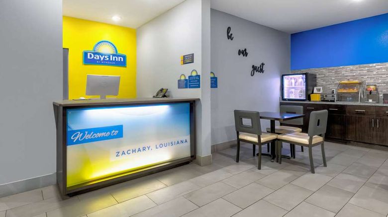 <b>Days Inn by Wyndham Zachary Lobby</b>. Images powered by <a href="https://iceportal.shijigroup.com/" title="IcePortal" target="_blank">IcePortal</a>.