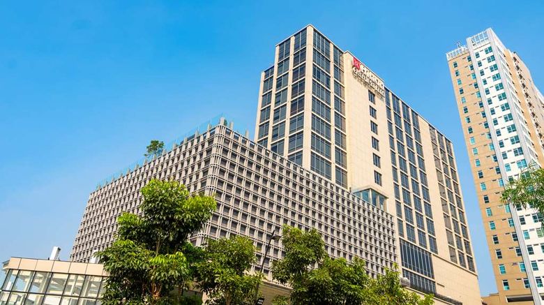 <b>Hilton Garden Inn Jakarta Taman Palem Exterior</b>. Images powered by <a href="https://iceportal.shijigroup.com/" title="IcePortal" target="_blank">IcePortal</a>.