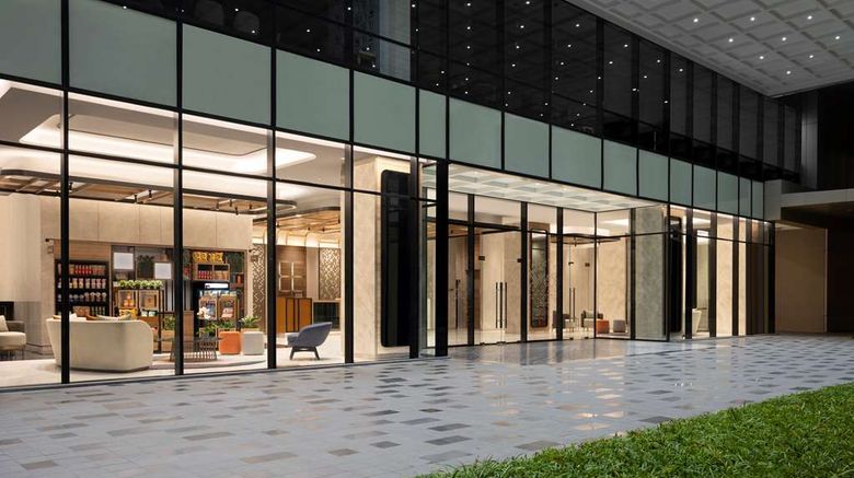 <b>Hilton Garden Inn Jakarta Taman Palem Exterior</b>. Images powered by <a href="https://iceportal.shijigroup.com/" title="IcePortal" target="_blank">IcePortal</a>.