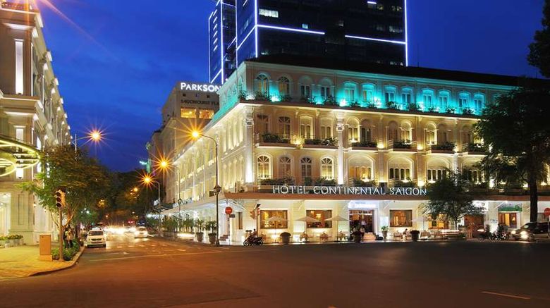 <b>Hotel Continental Saigon Exterior</b>. Images powered by <a href="https://iceportal.shijigroup.com/" title="IcePortal" target="_blank">IcePortal</a>.