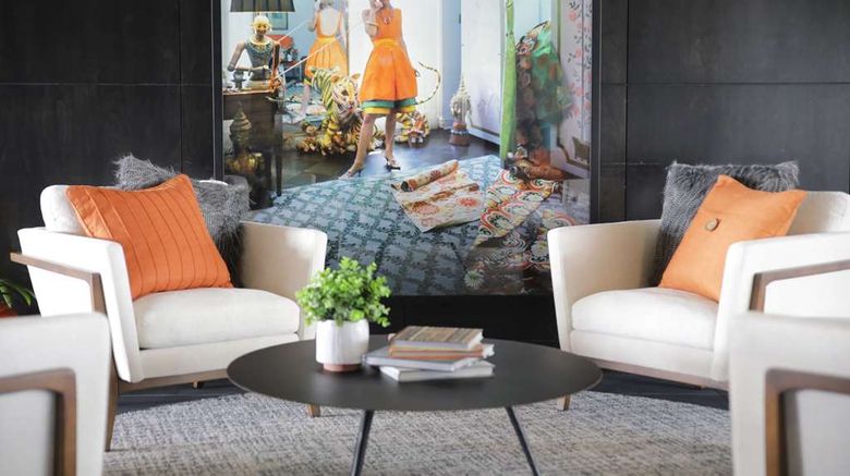 <b>The REWIND Hotel by Hilton Tapestry Lobby</b>. Images powered by <a href="https://iceportal.shijigroup.com/" title="IcePortal" target="_blank">IcePortal</a>.
