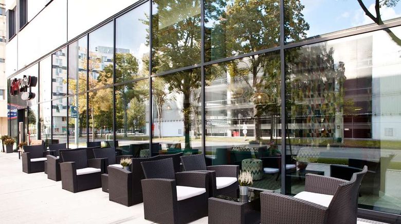 <b>Hampton by Hilton Vienna Messe Exterior</b>. Images powered by <a href="https://iceportal.shijigroup.com/" title="IcePortal" target="_blank">IcePortal</a>.