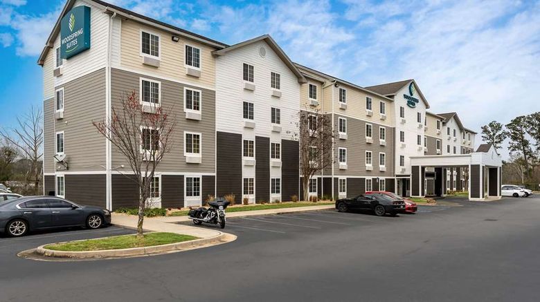 WoodSprings Macon North Exterior. Images powered by <a href="https://iceportal.shijigroup.com" target="_blank" rel="noopener">Ice Portal</a>.