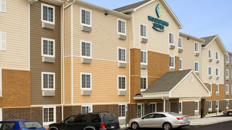 <b>WoodSpring Suites Chicago Romeoville Exterior</b>. Images powered by <a href="https://iceportal.shijigroup.com/" title="IcePortal" target="_blank">IcePortal</a>.