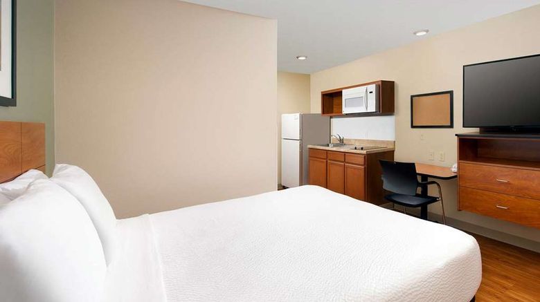 <b>WoodSpring Suites Chicago Romeoville Room</b>. Images powered by <a href="https://iceportal.shijigroup.com/" title="IcePortal" target="_blank">IcePortal</a>.