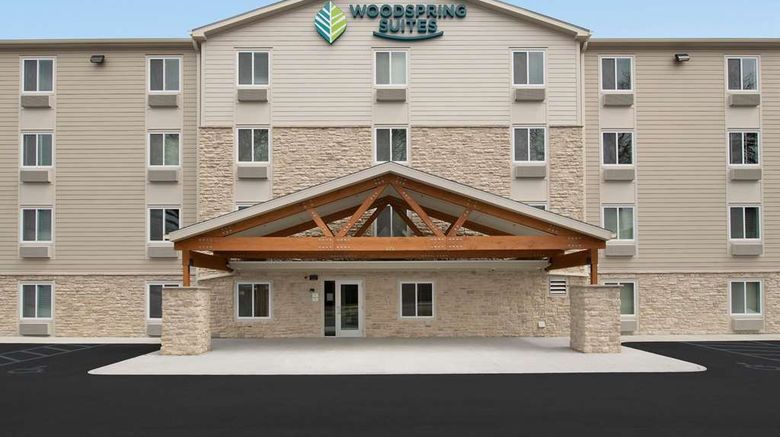 <b>WoodSpring Suites Merrillville Exterior</b>. Images powered by <a href="https://iceportal.shijigroup.com/" title="IcePortal" target="_blank">IcePortal</a>.