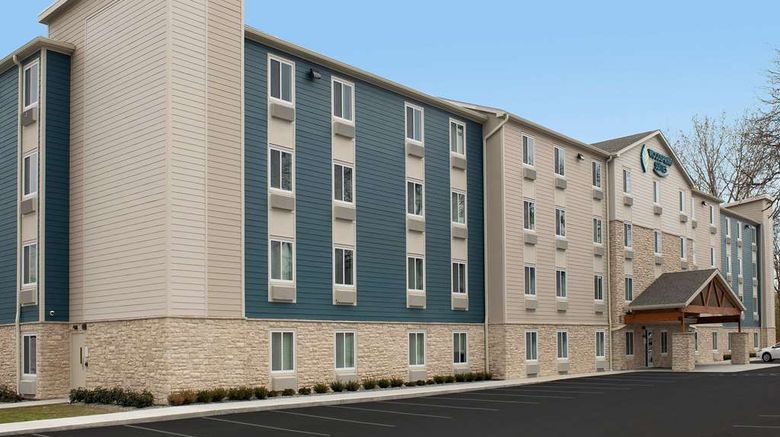 <b>WoodSpring Suites Albuquerque Exterior</b>. Images powered by <a href="https://iceportal.shijigroup.com/" title="IcePortal" target="_blank">IcePortal</a>.