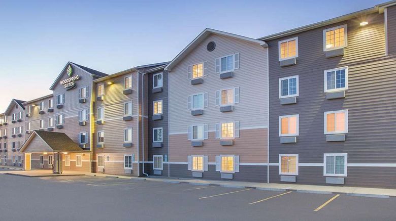 <b>WoodSpring Suites Sioux Falls Exterior</b>. Images powered by <a href="https://iceportal.shijigroup.com/" title="IcePortal" target="_blank">IcePortal</a>.