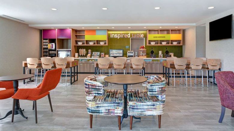 <b>Home2 Suites by Hilton Savannah Midtown Restaurant</b>. Images powered by <a href="https://iceportal.shijigroup.com/" title="IcePortal" target="_blank">IcePortal</a>.