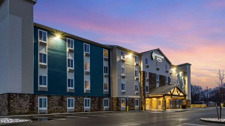 <b>WoodSpring Suites Airport South Exterior</b>. Images powered by <a href="https://iceportal.shijigroup.com/" title="IcePortal" target="_blank">IcePortal</a>.