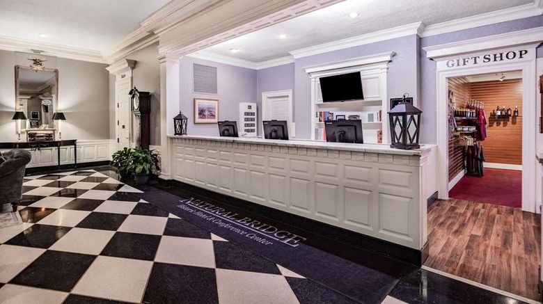 <b>Natural Bridge Hotel-Trademark Wyndham Lobby</b>. Images powered by <a href="https://iceportal.shijigroup.com/" title="IcePortal" target="_blank">IcePortal</a>.