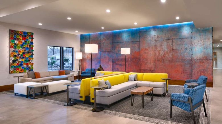 <b>Hilton Garden Inn Prescott Downtown Lobby</b>. Images powered by <a href="https://iceportal.shijigroup.com/" title="IcePortal" target="_blank">IcePortal</a>.