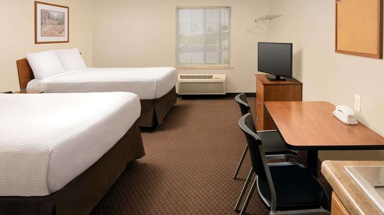 <b>WoodSpring Suites Kansas City Lenexa Room</b>. Images powered by <a href="https://iceportal.shijigroup.com/" title="IcePortal" target="_blank">IcePortal</a>.