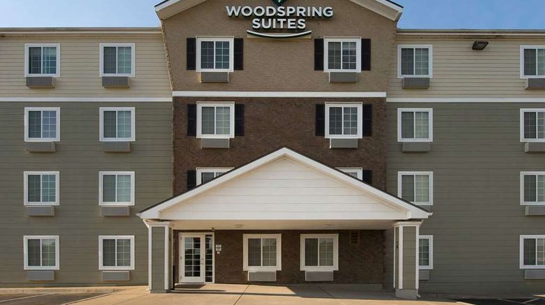 <b>WoodSpring Suites Kansas City Mission Exterior</b>. Images powered by <a href="https://iceportal.shijigroup.com/" title="IcePortal" target="_blank">IcePortal</a>.