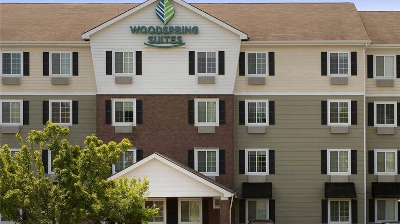 WoodSpring Suites Kansas City Liberty Exterior. Images powered by <a href="https://iceportal.shijigroup.com" target="_blank" rel="noopener">Ice Portal</a>.
