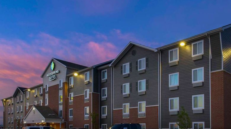 <b>WoodSpring Suites Fargo Exterior</b>. Images powered by <a href="https://iceportal.shijigroup.com/" title="IcePortal" target="_blank">IcePortal</a>.
