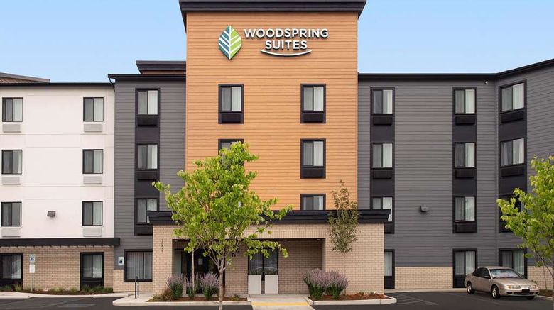 <b>WoodSpring Suites Seattle Tukwila Exterior</b>. Images powered by <a href="https://iceportal.shijigroup.com/" title="IcePortal" target="_blank">IcePortal</a>.