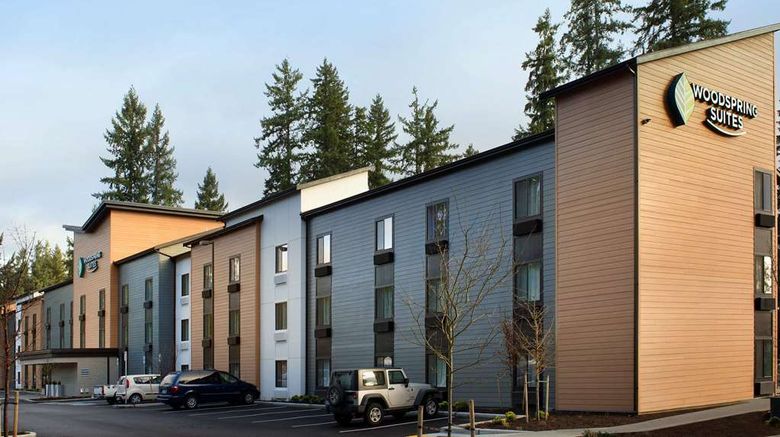 <b>WoodSpring Suites Seattle Redmond Exterior</b>. Images powered by <a href="https://iceportal.shijigroup.com/" title="IcePortal" target="_blank">IcePortal</a>.
