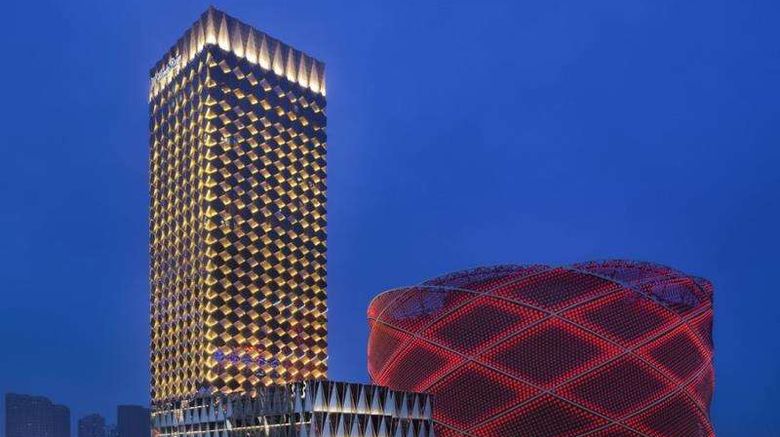 Wanda Reign Wuhan Exterior. Images powered by <a href="https://iceportal.shijigroup.com" target="_blank" rel="noopener">Ice Portal</a>.