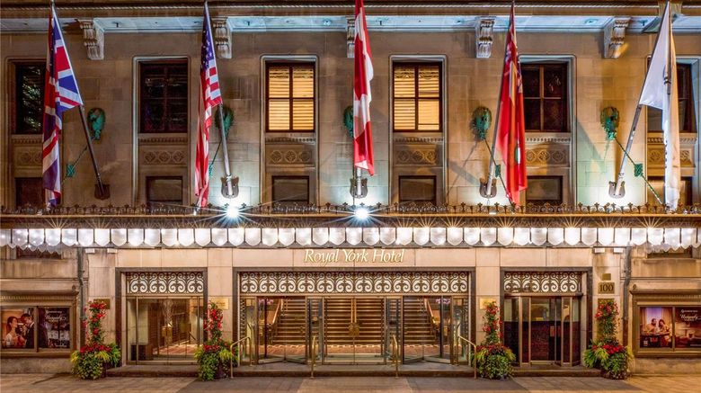 <b>Fairmont Royal York Exterior</b>. Images powered by <a href="https://iceportal.shijigroup.com/" title="IcePortal" target="_blank">IcePortal</a>.