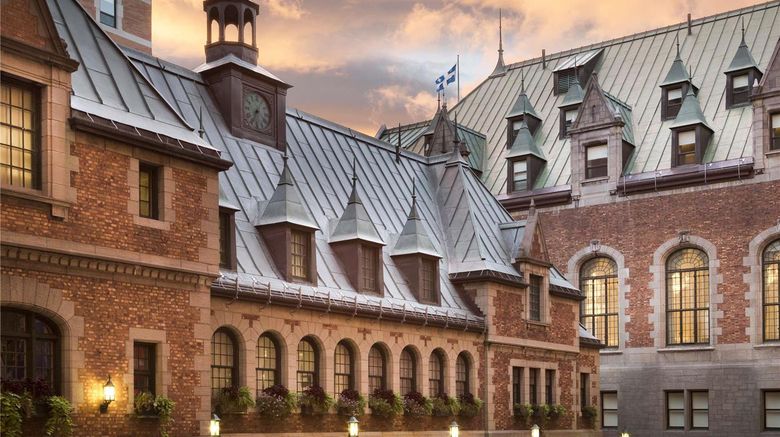 <b>Fairmont Le Chateau Frontenac Exterior</b>. Images powered by <a href="https://iceportal.shijigroup.com/" title="IcePortal" target="_blank">IcePortal</a>.