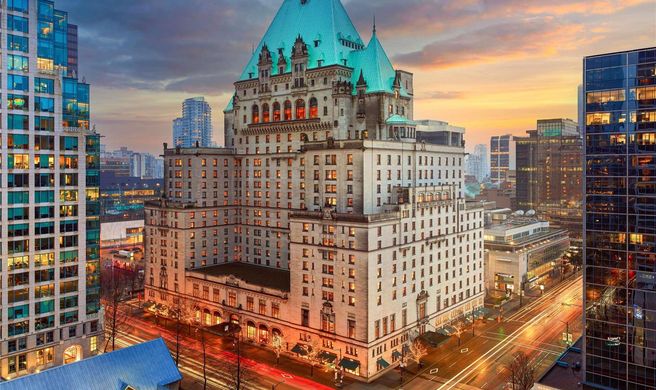 The Fairmont Hotel Vancouver Exterior