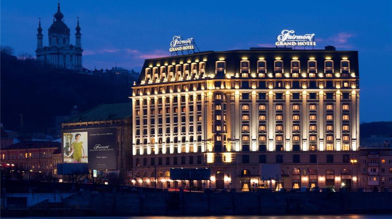 <b>Fairmont Grand Hotel Kyiv Exterior</b>. Images powered by <a href="https://iceportal.shijigroup.com/" title="IcePortal" target="_blank">IcePortal</a>.