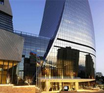 Fairmont Baku, Flame Towers Exterior