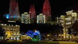 Fairmont Baku, Flame Towers Exterior