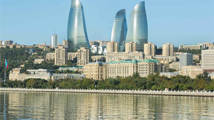 Fairmont Baku, Flame Towers Exterior