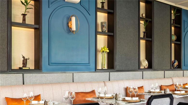 <b>Raffles Grand Hotel D'Angkor Restaurant</b>. Images powered by <a href="https://iceportal.shijigroup.com/" title="IcePortal" target="_blank">IcePortal</a>.