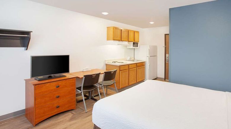 <b>WoodSpring Suites Fayetteville I-49 Room</b>. Images powered by <a href="https://iceportal.shijigroup.com/" title="IcePortal" target="_blank">IcePortal</a>.