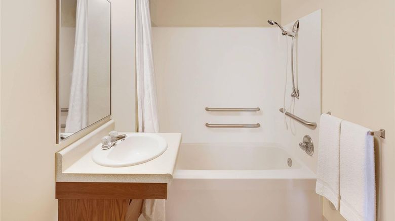 <b>WoodSpring Suites Council Bluffs Room</b>. Images powered by <a href="https://iceportal.shijigroup.com/" title="IcePortal" target="_blank">IcePortal</a>.