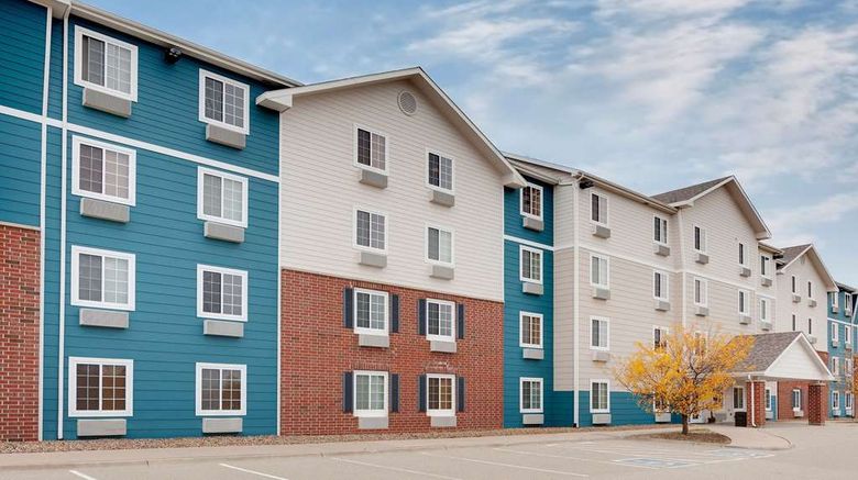 <b>WoodSpring Suites Ankeny Exterior</b>. Images powered by <a href="https://iceportal.shijigroup.com/" title="IcePortal" target="_blank">IcePortal</a>.