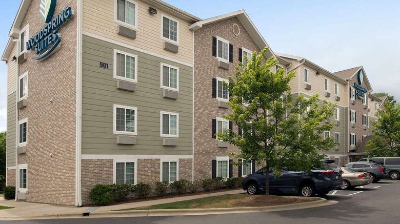 <b>WoodSpring Suites Raleigh Apex Exterior</b>. Images powered by <a href="https://iceportal.shijigroup.com/" title="IcePortal" target="_blank">IcePortal</a>.