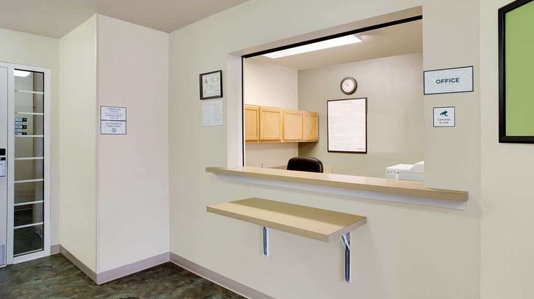 <b>WoodSpring Suites Raleigh NE Wake Forest Lobby</b>. Images powered by <a href="https://iceportal.shijigroup.com/" title="IcePortal" target="_blank">IcePortal</a>.