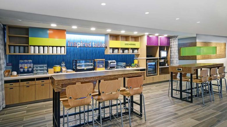 <b>Home2 Suites by Hilton Springdale Restaurant</b>. Images powered by <a href="https://iceportal.shijigroup.com/" title="IcePortal" target="_blank">IcePortal</a>.